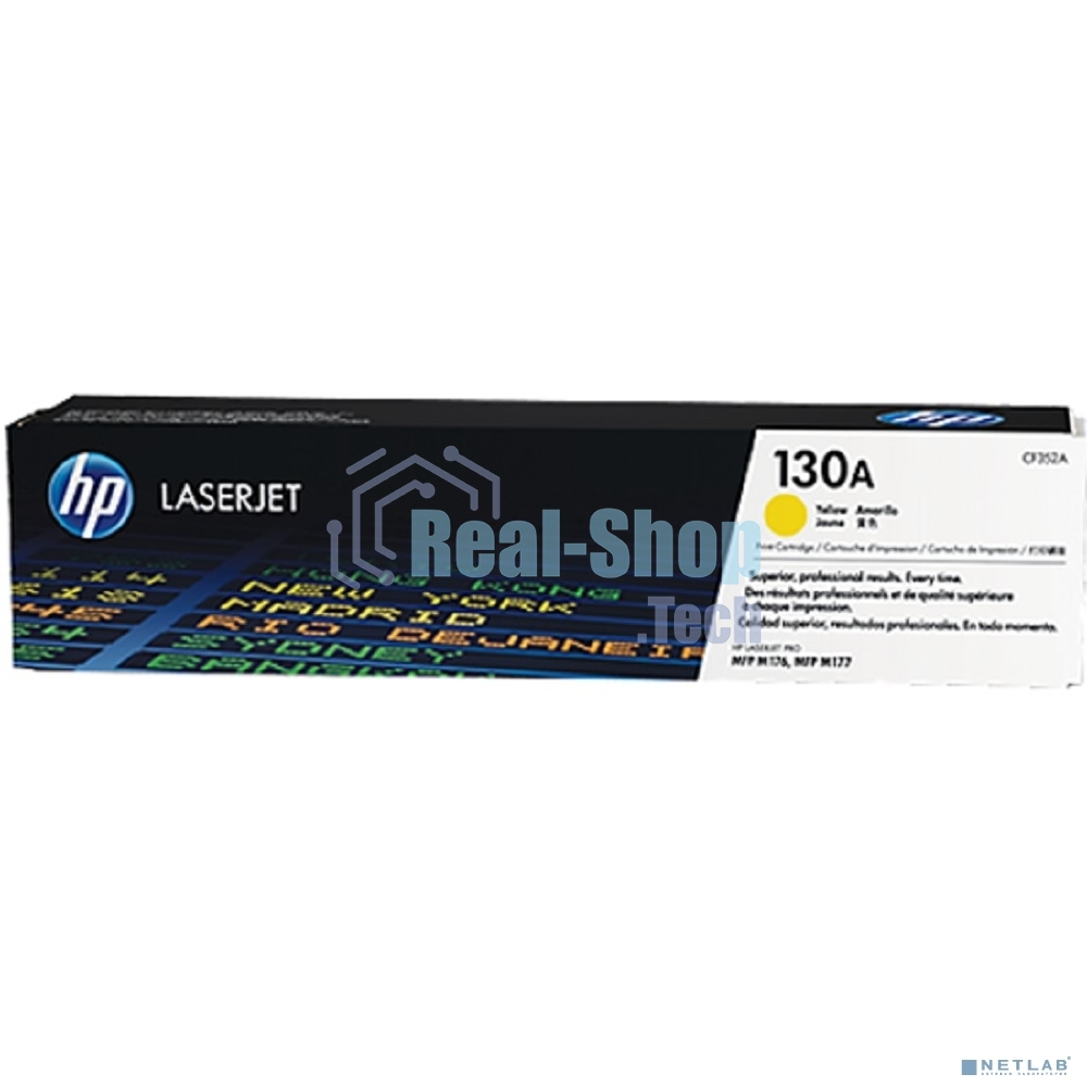 Тонер-картридж HP 130A CF352A желтый для HP M153/M176/M177