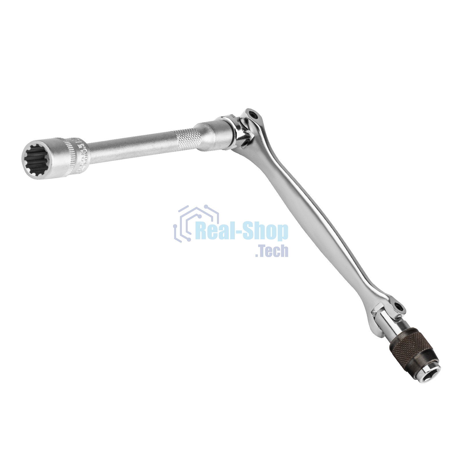 Набор бит Gross 11625 и головок торцевых 1/4'' карданный ключ трещотка адаптер s2 37 шт.