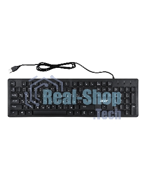Клавиатура проводная Acer OKW020, USB, черный