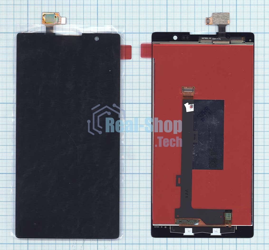 Дисплей для Lenovo P90 черный