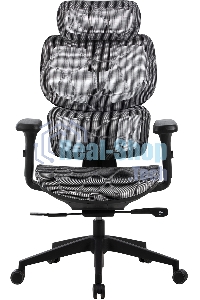 Кресло компьютерное Cactus CS-MC555-GY черный/серый, сетка