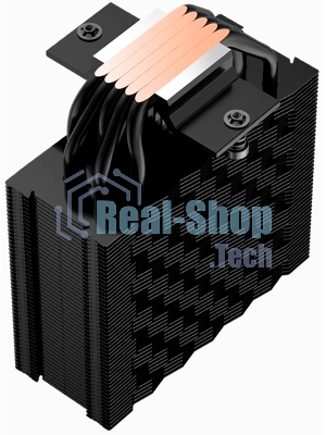 Кулер для процессора PCCooler RZ500 черный 120мм алюминий+медь 2200rpm 32db 4-pin 250W 155мм