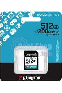 Флеш карта SDXC 512Gb Kingston SDG4/512Gb Canvas Go! Plus w/o adapter