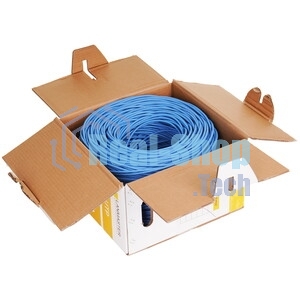 Кабель информационный Lanmaster LAN-5EUTP-PT-LSZH-BL cat.5e UTP 4 пары 24AWG LSZH внутренний 305м синий