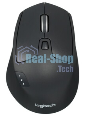 Мышь беспроводная Logitech M720 Triathlon черный, 1000 dpi, радиоканал, Bluetooth, USB, кнопки - 8