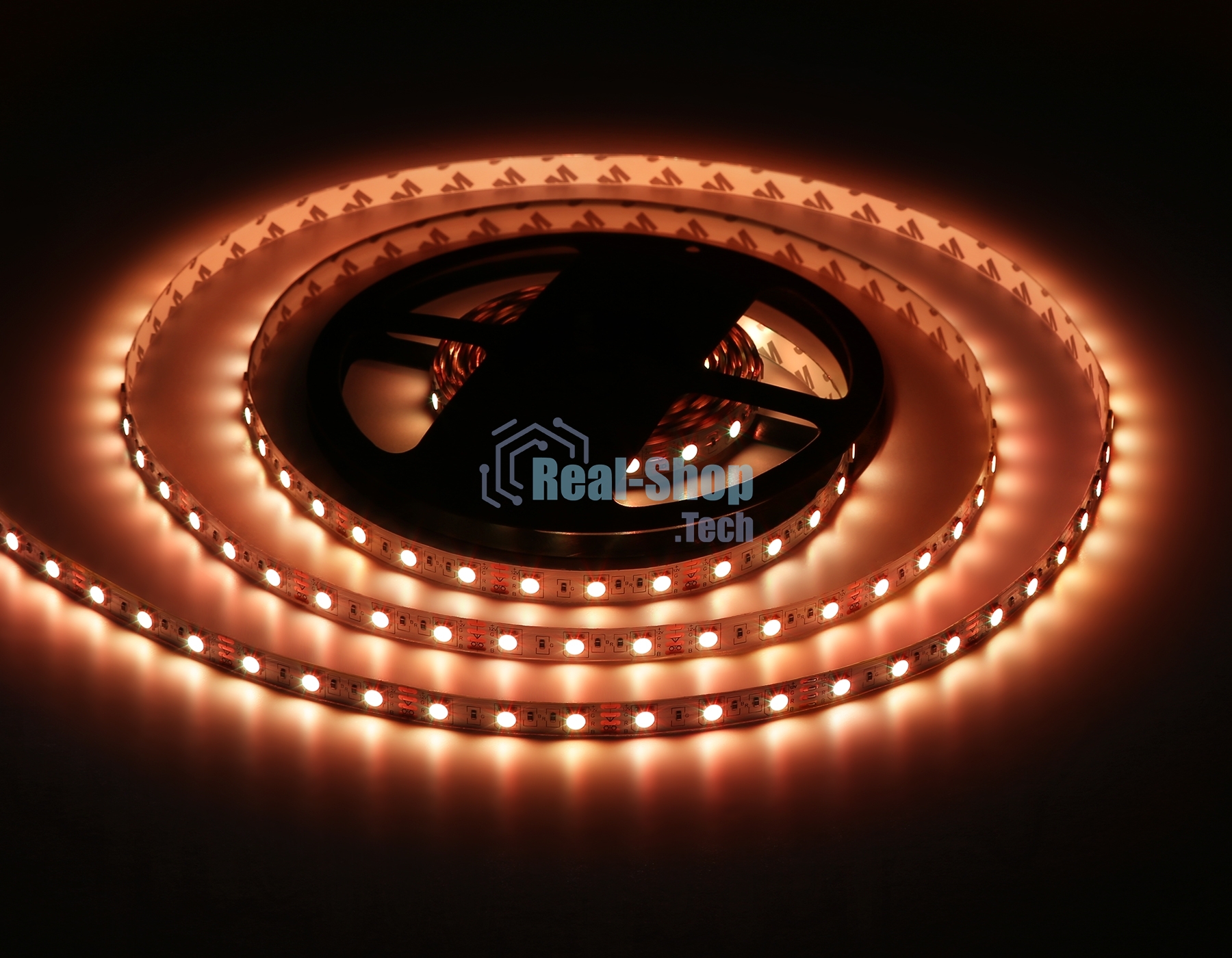 Комплект светодиодной ленты GS2402 5050 60Led/ 14.4W m/ 12V IP20 RGB/ 5000*10*1.87mm (4 конт.)