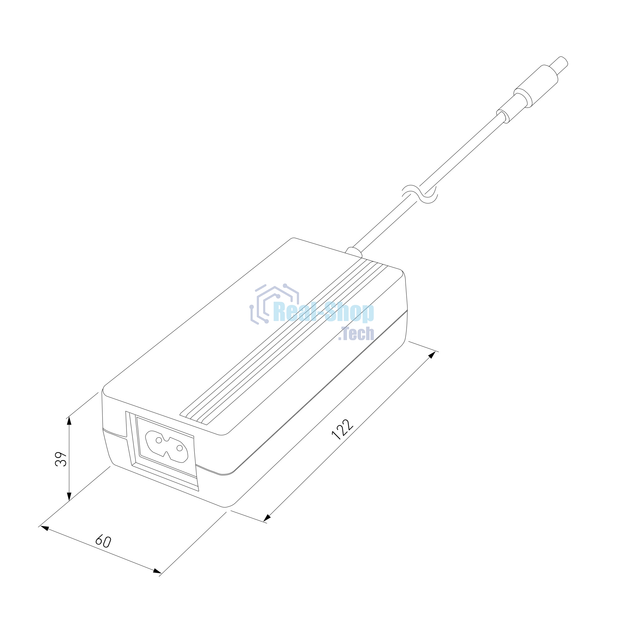 Блок питания 72W 24V IP20 3A LST 14A