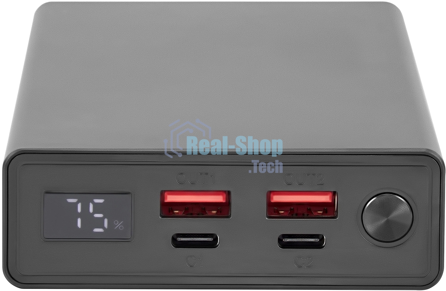 Портативный аккумулятор Digma DGPD100WA 20000mAh QC3.0/PD3.0 100W 5A 2xUSB-A/2xUSB-C черный