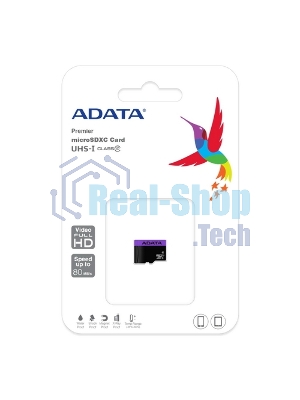 Флеш карта SD ADATA XC 64Gb Class10 ADATA ASDX64GUICL10-R