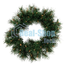 Еловый венок Neon-night Ø 45 см, леска