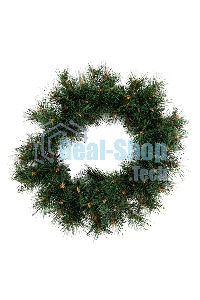 Еловый венок Neon-night Ø 45 см, леска
