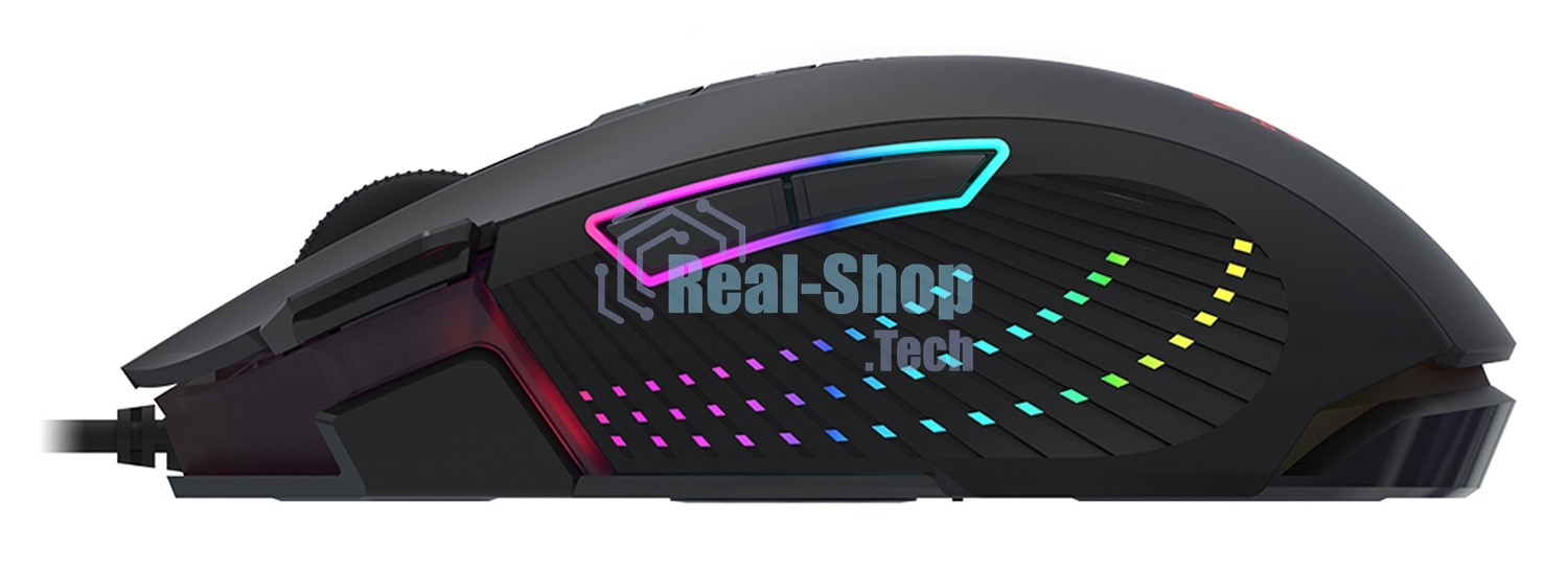 Мышь проводная A4Tech Bloody J90s черный, 8000 dpi, USB, кнопки - 12