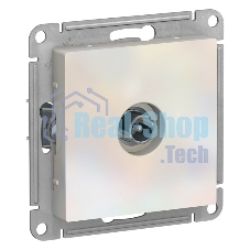 Механизм розетки оконечной TV AtlasDesign 1DB жемчуж.