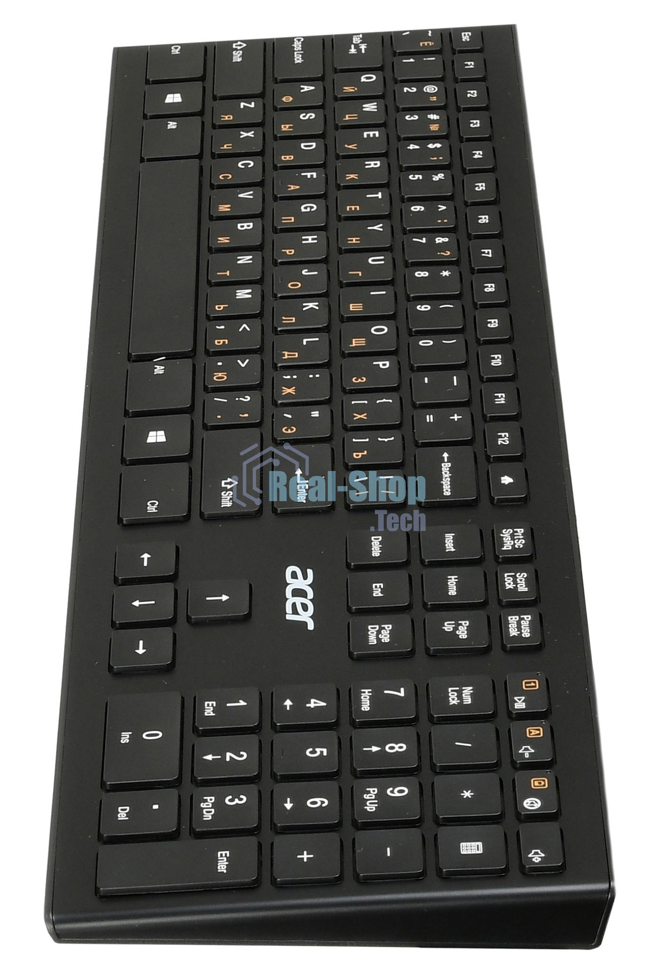 Клавиатура беспроводная Acer OKR010, USB, Радиоканал, черный
