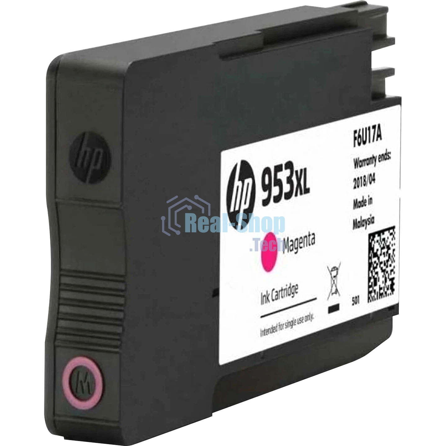 Картридж струйный HP 953XL F6U17AE пурпурный для HP OJP 8710/8715/8720/8730/8210/8725 (1600 стр.)