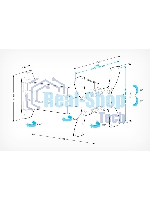 Кронштейн для телевизора Holder LCDS-5066 черный 22