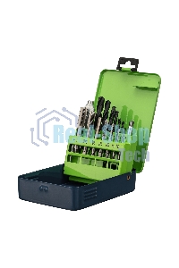 Набор сверл Сибртех (2,5-10,2), метчиков(М3-М12), 15 предметов