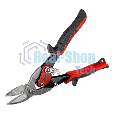 Ножницы по металлу Matrix, 250 мм, левый рез,сталь CRMO,двухкомпонентные рукоятки, PRO