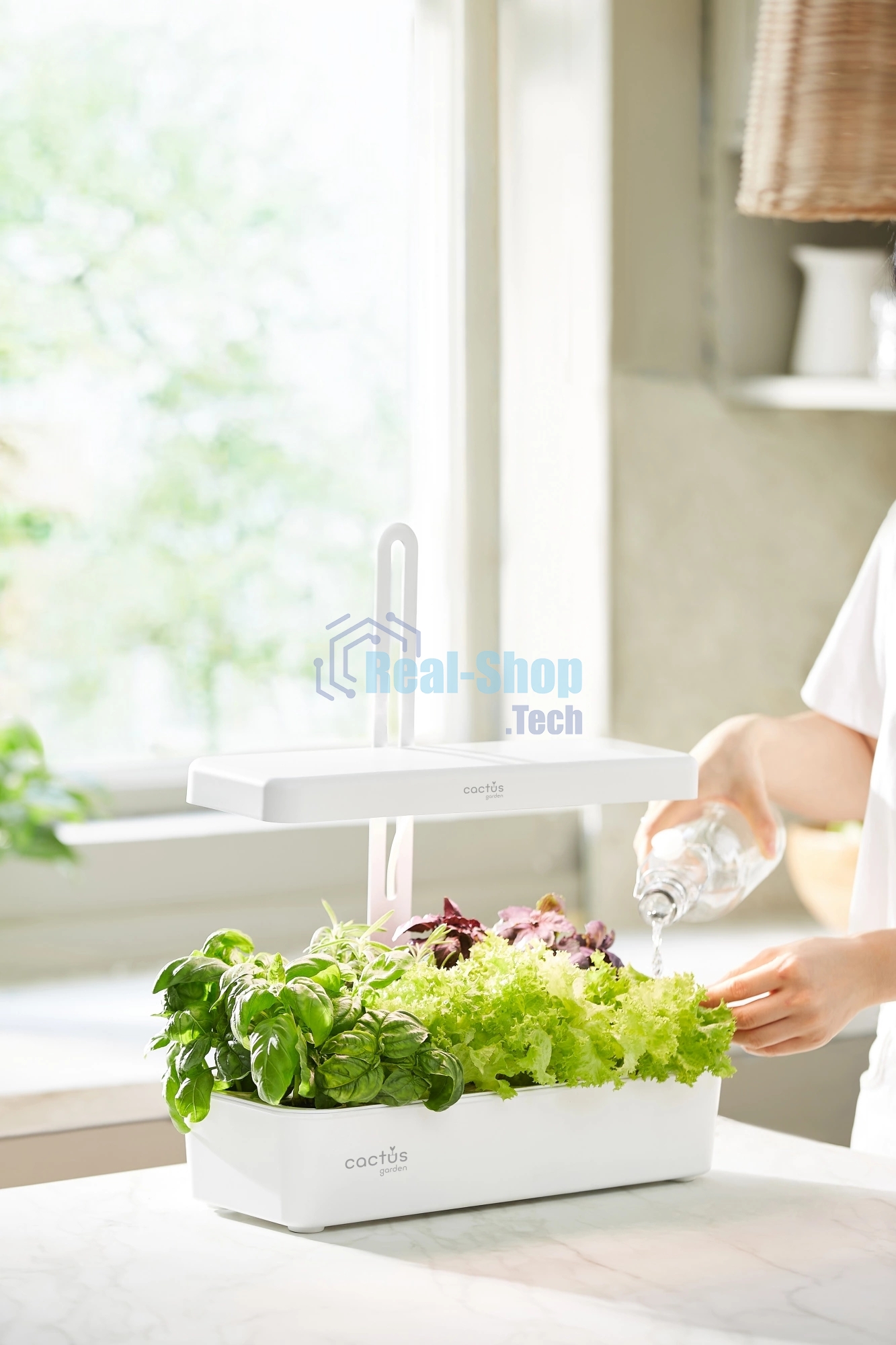 Гидропонная установка Cactus Garden CS-LEDPOT-10 2л 20Вт белый