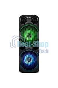 Колонка АС Sven PS-750, черный (80 Вт, TWS, Bluetooth, FM, USB, microSD, LED-дисплей, 2х4400мА*ч)