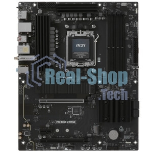 Материнская плата MSI PRO B850-S WIFI6E, AM5, AMD B850, 4xDDR5, 4xSATA, 2xM.2, 1xPCIe 4.0 x16, 1xPCIe 4.0 x4, 1xPCIe 3.0 x1, 1xDP, 1xHDMI, 1x2.5Gb LAN, Wi-Fi 6E, Bluetooth 5.3, 1xUSB-C 10Gbps, 3xUSB-A 10Gbps, 4xUSB-A 5Gbps, 3x3.5 мм, 7.1, ATX