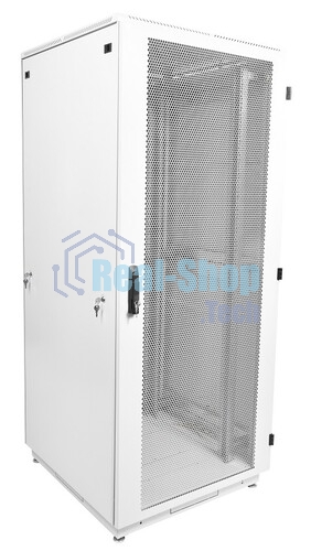 Шкаф коммутационный ЦМО ШТК-М-42.8.8-4ААА 42U 800x820 мм пер. дв. перфор. задн. дв. стал. лист 2 бок. пан. 500 кг белый