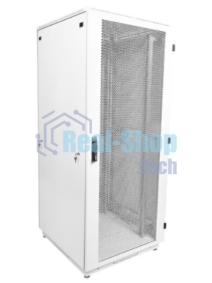 Шкаф коммутационный ЦМО ШТК-М-42.8.8-4ААА 42U 800x820 мм пер. дв. перфор. задн. дв. стал. лист 2 бок. пан. 500 кг белый