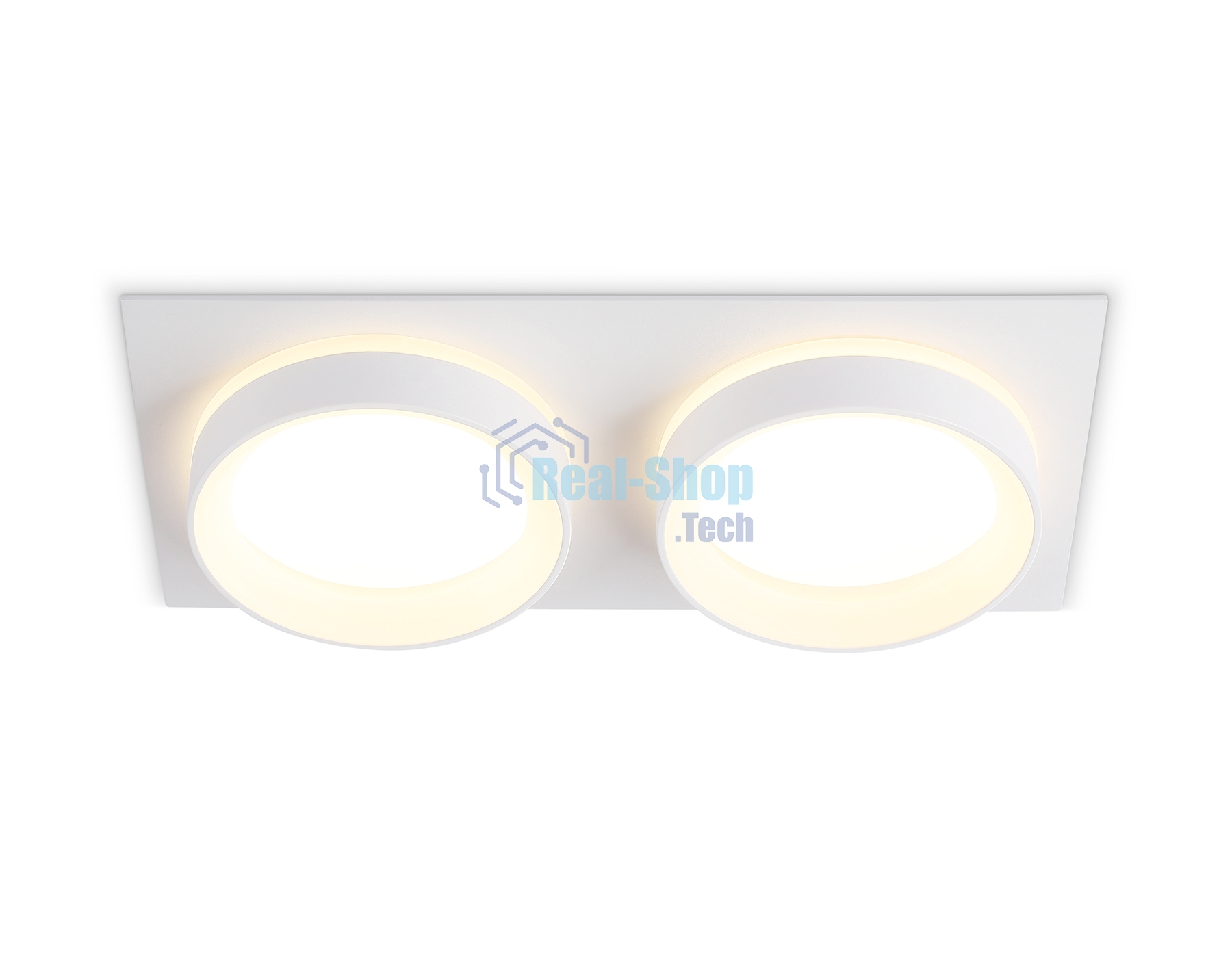 Светильник Ambrella light TN6711/2 WH белый IP44 GX53/2 max 15W 210*105*45