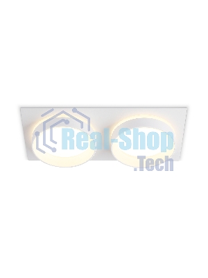 Светильник Ambrella light TN6711/2 WH белый IP44 GX53/2 max 15W 210*105*45