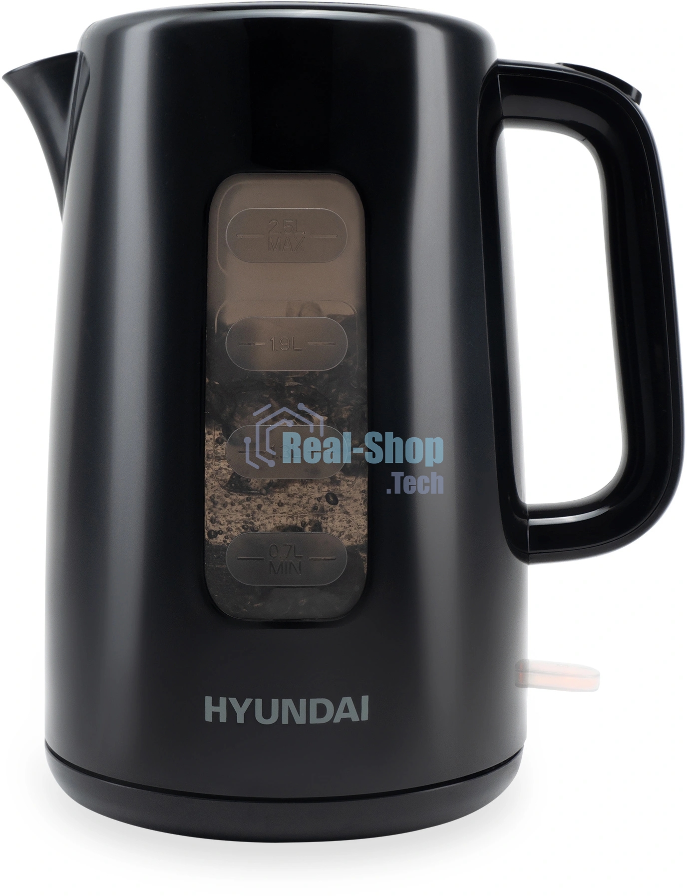 Чайник электрический Hyundai HYK-P2501 2.5л. 2200Вт черный (корпус: пластик)