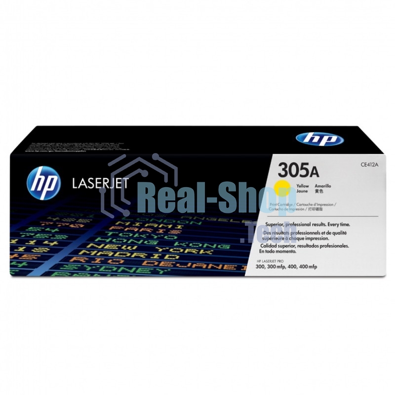 Картридж лазерный HP CE412A желтый для CLJ Pro 300 Color M351/Pro 400 Color M451/Pro 300 Color MFP M375/Pro 400 Color MFP M475 2 600 стр.
