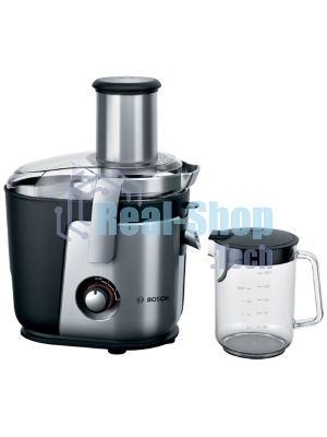 Соковыжималка центробежная Bosch MES4010 1200Вт рез.сок.:1500мл. серебристый/черный