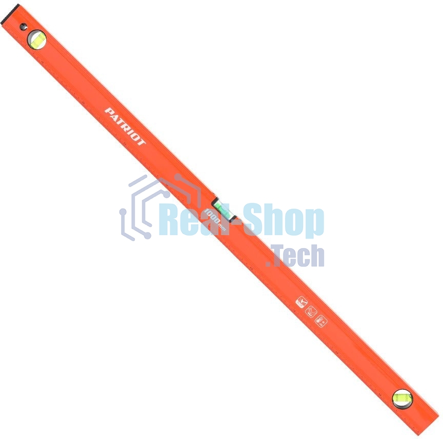 Уровень PATRIOT LCP-1000, алюминиевый фрезерованный, 1000мм