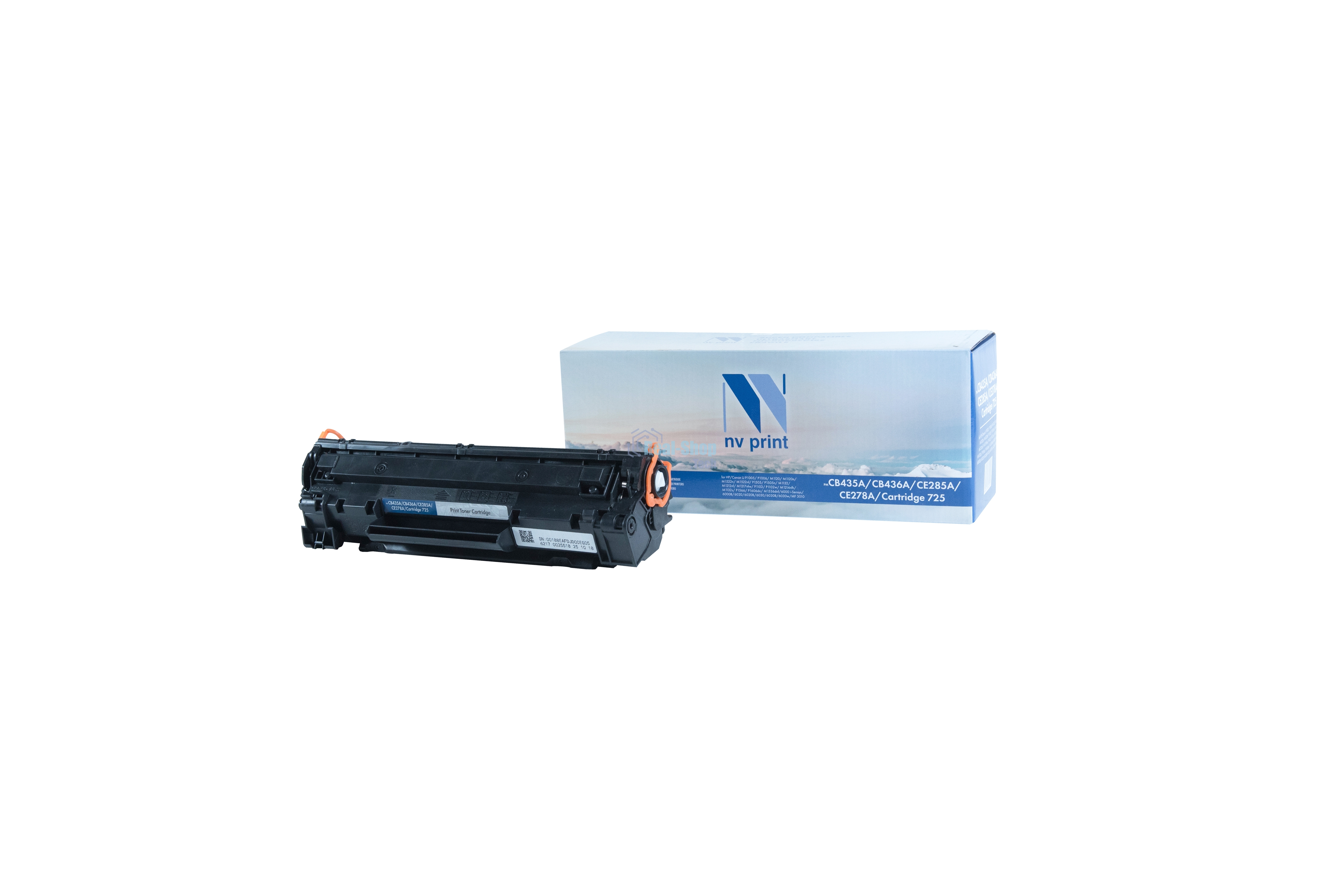 Картридж лазерный NVPrint NV-CB435A/436/285/278/725 (для HP/Canon LaserJet P1005/M1120/M1120n/M1522n/M1132/M1212nf/(2000k)) (NV-CB435A/436A/285/725)