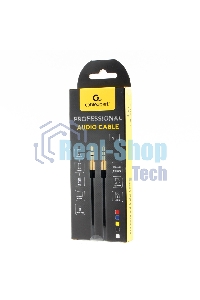 Кабель аудио Cablexpert CCAB-01-35MM-1MW, 3.5 Jack (M)/3.5 Jack (M), белый. 1м, блистер