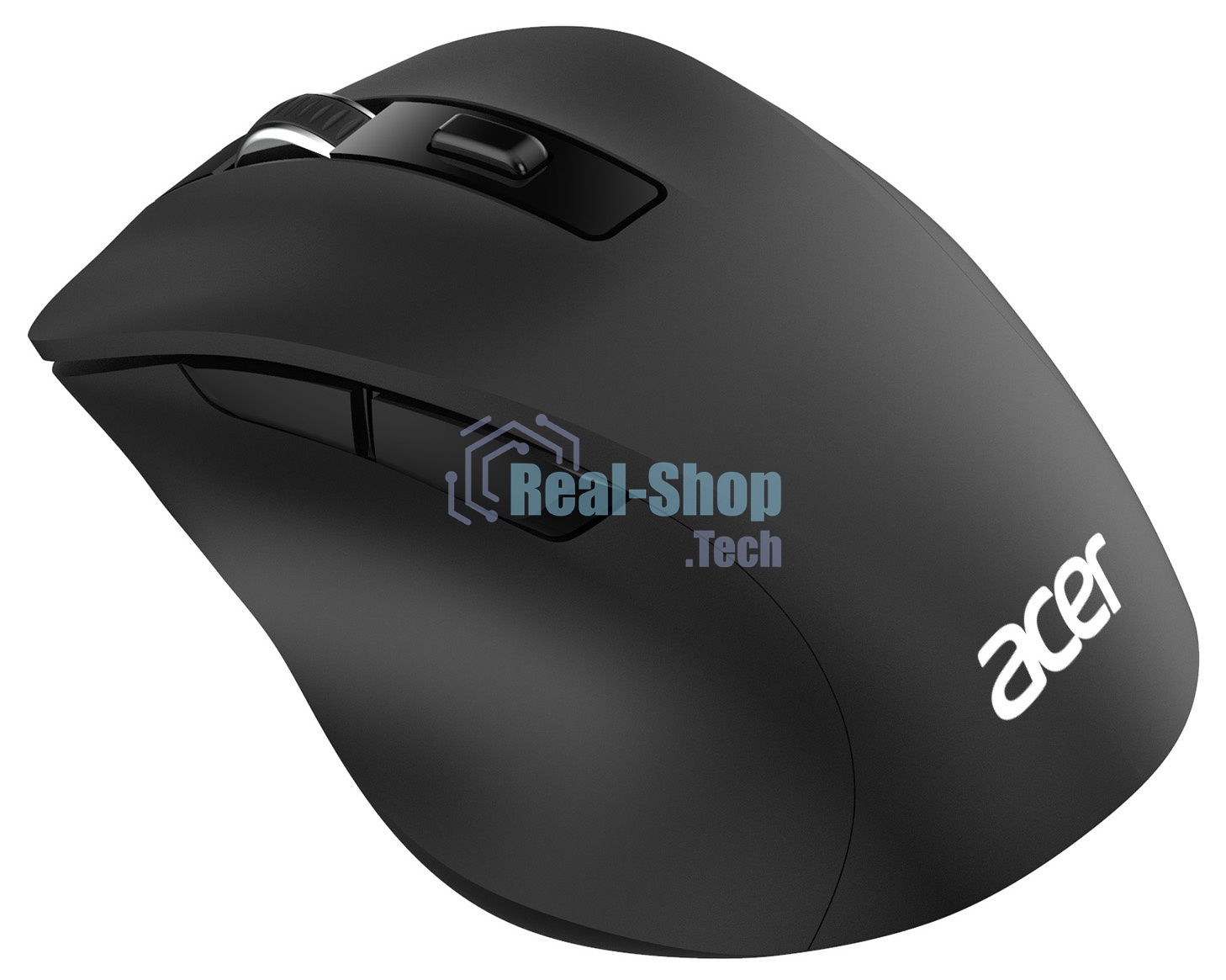 Мышь беспроводная Acer OMR140 черный, 1600 dpi, радиоканал, USB, кнопки - 6
