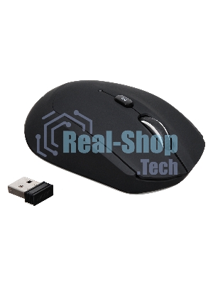 Мышь беспроводная Acer OMR040 черный, 1600 dpi, радиоканал, USB, кнопки - 6