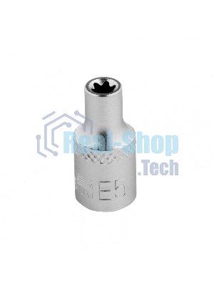 Головка торцевая 1/4, Е5, CrV Stels