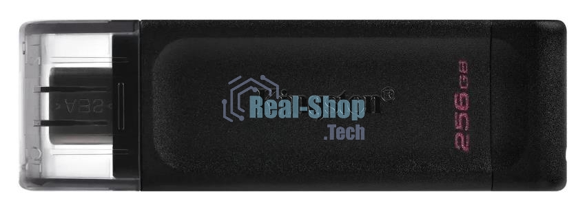 Флешка USB Kingston DataTraveler DT70 (DT70/256Gb), 256Gb, USB Type-C 3.2, R/W 70/45, черный