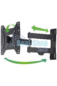 Кронштейн для телевизора Hama 00220822 черный 19