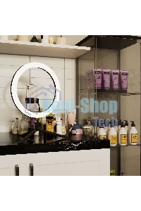 Светильник кольцевой Gauss 15W 800lm 3000-6500K 5V USB IP20 300x23мм черный дим пульт е LED