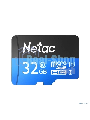 Флеш карта microSDHC 32Gb Netac P500 NT02P500STN-032G-R (с SD адаптером) 80Mb/s