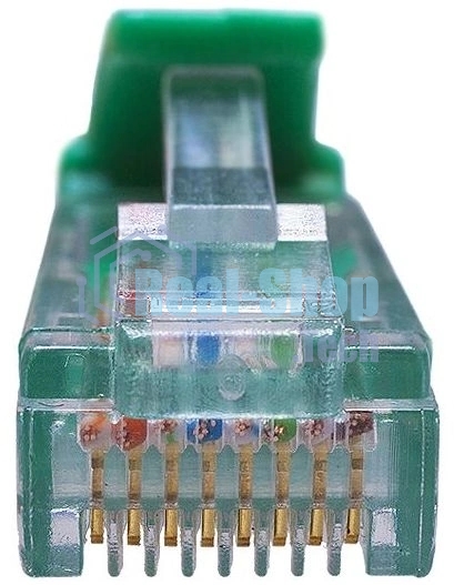 Патч-корд Suprlan 10-0159 UTP RJ-45 вил.-вилка RJ-45 cat.5e 3м зеленый LSZH 24AWG