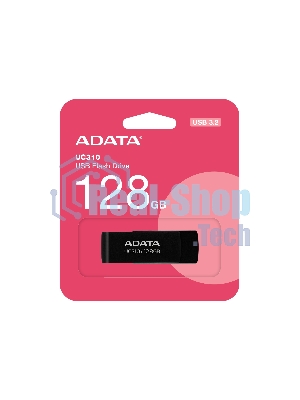 Флешка USB ADATA UC310 (UC310-128G-RBK), 128Gb, USB 3.2 Gen 1, R/W 100/30, черный
