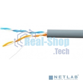 Кабель SkyNet Standart UTP indoor 2x2x0,48, медный, FLUKE TEST, кат.5e, однож., 100 м, box, серый