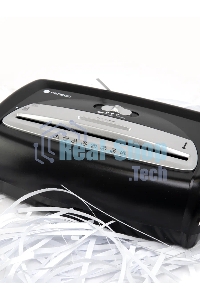 Шредер Heleos УД15-2 черный/серебристый (секр.Р-2) ленты 12лист. 15лтр. скобы пл.карты