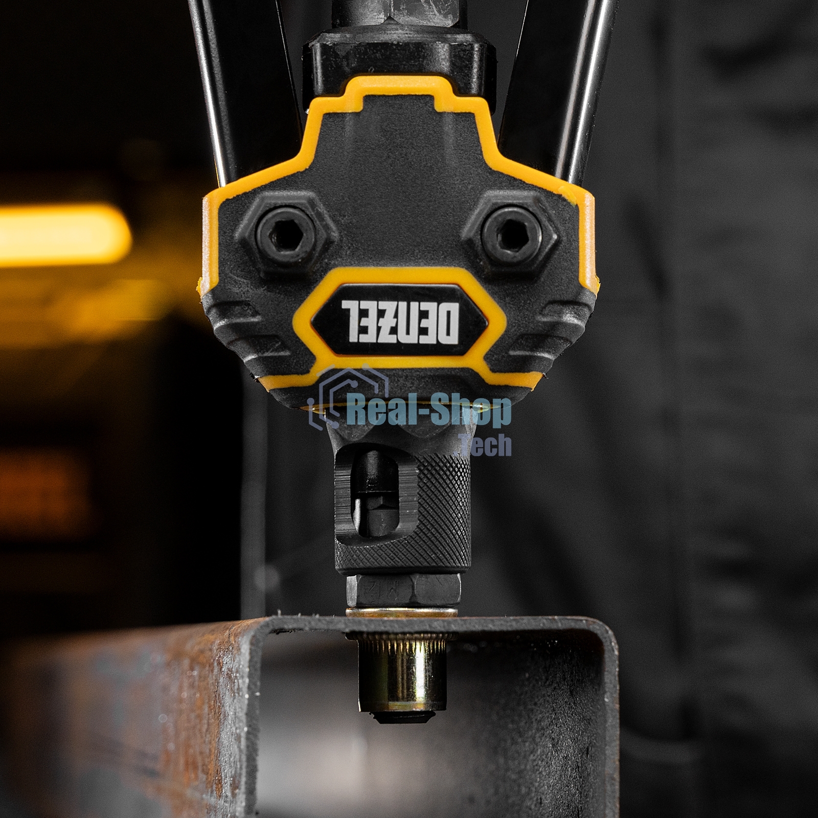 Заклепки резьбовые Denzel стальные, оцинкованные, М12, пластиковый кейс, 25 шт.