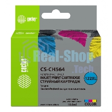 Картридж струйный Cactus CS-CH564 №122XL многоцветный (18 мл.) для DeskJet 1050/2050/2050s