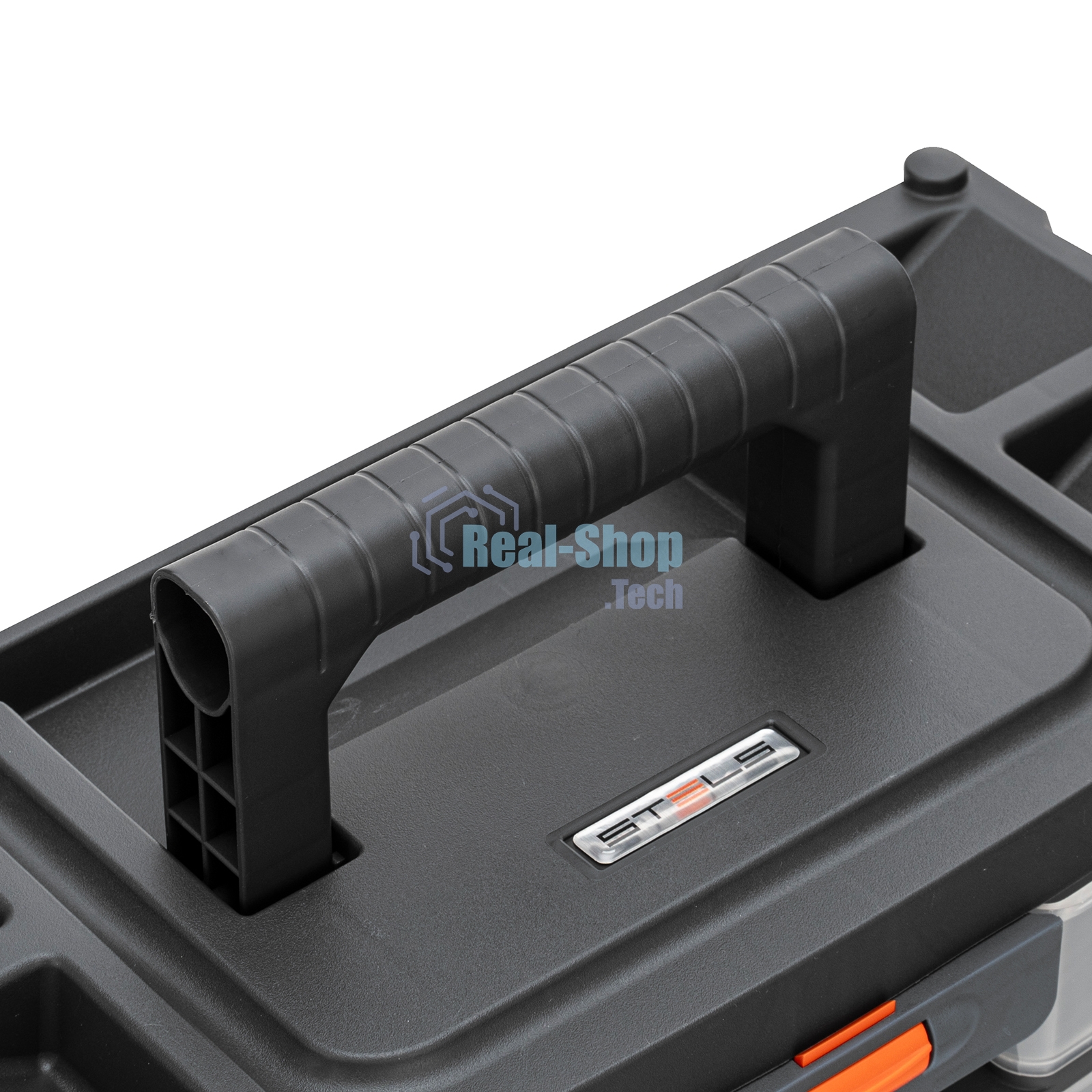 Органайзер для хранения с выдвижными лотками 310х150х260мм, 4 секции, пластик Stels