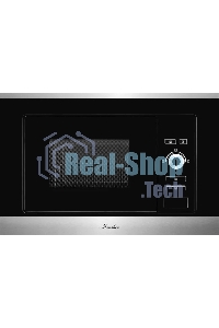 Микроволновая печь встраиваемая Monsher MMH 201 BX 60 см, 20 л, 8 автоматических кулинарных программ, 5 режимов мощности, функция размораживания по весу полуфабрикатов или по времени, черный и нерж.